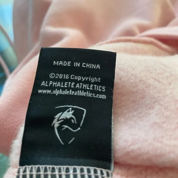 Alphaletete Bubblegum Pink Cropped pullover - Picture 8 of 11